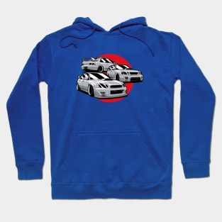 Silver JDM Club Forester Impreza WRX STI Hoodie